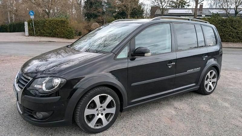 Gebraucht VW Touran Cross 140 PS (102 kW) 2008 Schwarz Van / Kleinbus