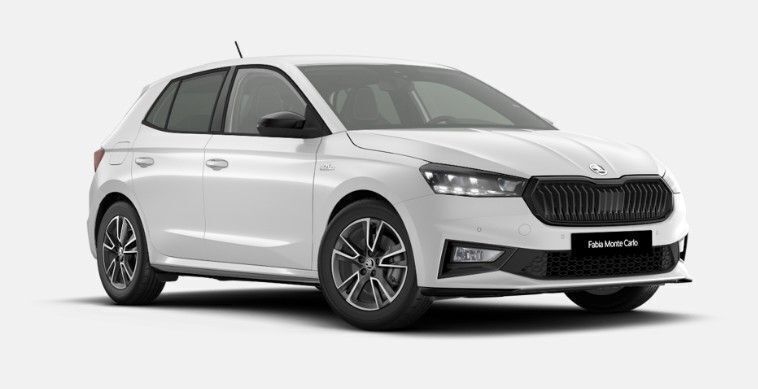 Weiß Neu 2025 Skoda Fabia Monte Carlo Limousine | 23.990 € (Fairer Preis) - Bild 1/4