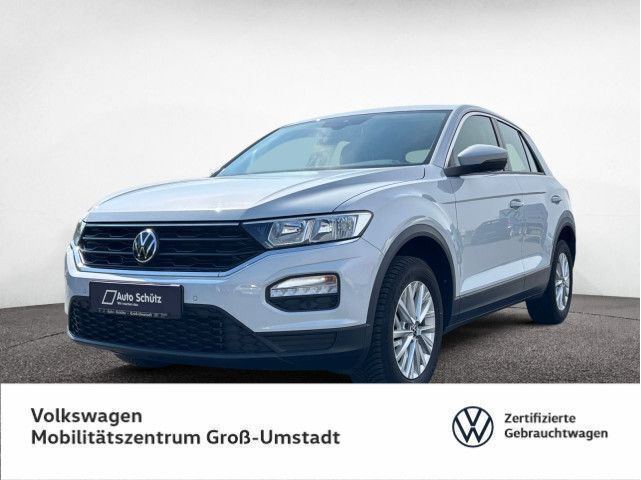 White silver metallic Gebraucht 2021 VW T-Roc SUV | 19.390 € (Fairer Preis) - Bild 1/4