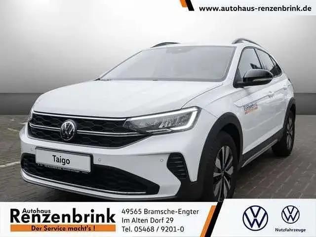 Pure white Gebraucht 2025 VW Taigo Goal SUV | 27.590 € (Teuer) - Bild 1/4