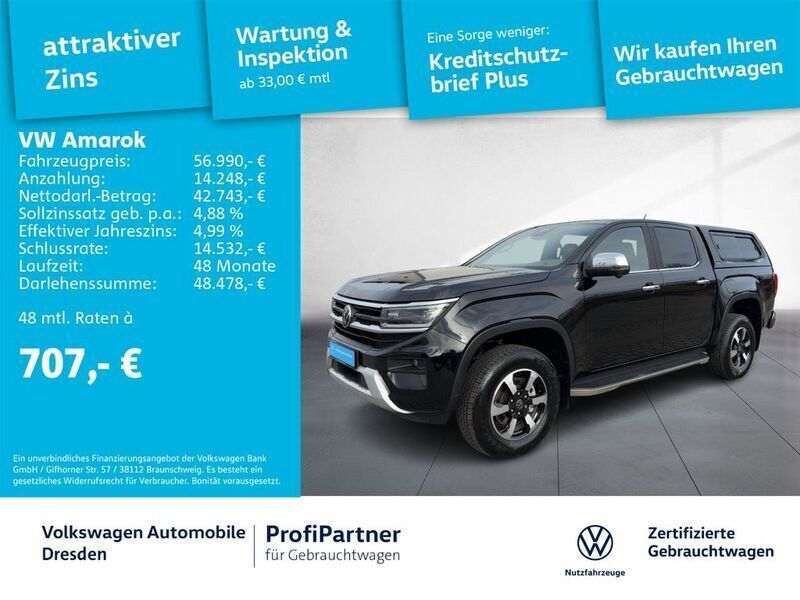 Midnight black metallic Gebraucht 2023 VW Amarok Style Abholung | 56.990 € (Etwas zu teuer) - Bild 1/4