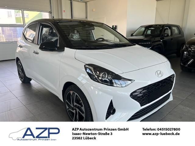 Atlas white/ phantom black Neu 2025 Hyundai i10 Prime Kleinwagen | 21.980 € (Teuer) - Bild 1/4