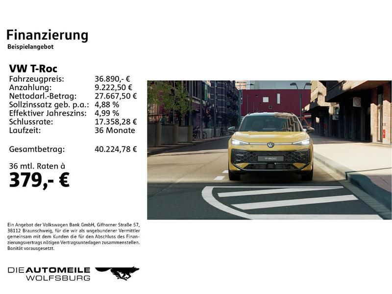 Gebraucht VW T-Roc Style 150 PS (110 kW) 2025 Gelb SUV