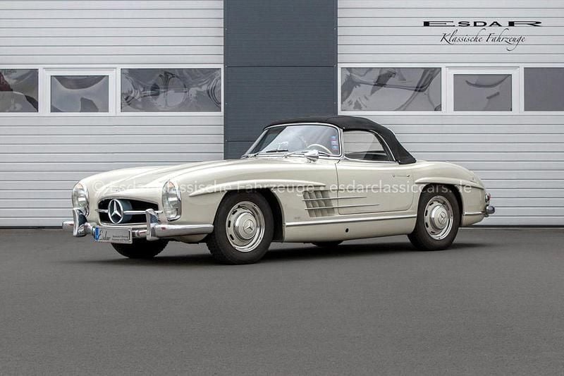 Weiß Gebraucht 1961 Mercedes SL300 Cabrio | 1.070.000 € - Bild 1/4
