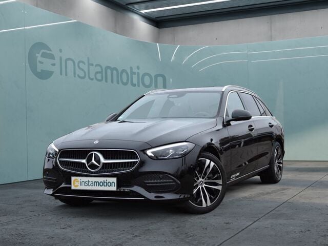 Schwarz Gebraucht 2022 Mercedes C200 Avantgarde Kombi | 53.380 € - Bild 1/2
