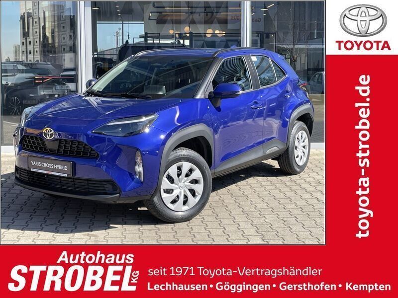 Juniper blue metallic Neu 2025 Toyota Yaris Cross Business Edition SUV | 24.880 € - Bild 1/4