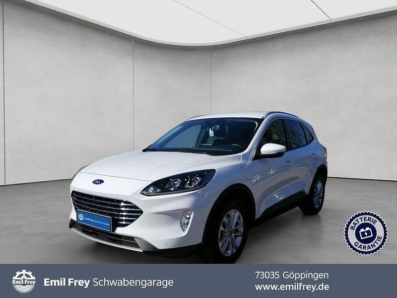 Frozen white Gebraucht 2022 Ford Kuga Titanium SUV | 22.940 € (Superpreis) - Bild 1/3