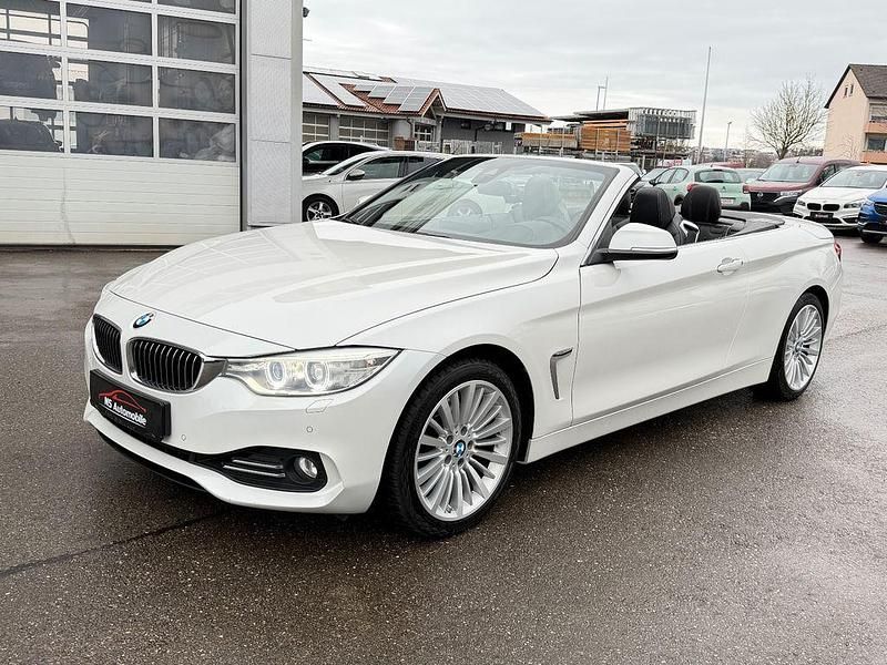 Weiß Gebraucht 2015 BMW 430 Cabriolet Luxury Line Cabrio | 16.900 € (Etwas zu teuer) - Bild 1/4