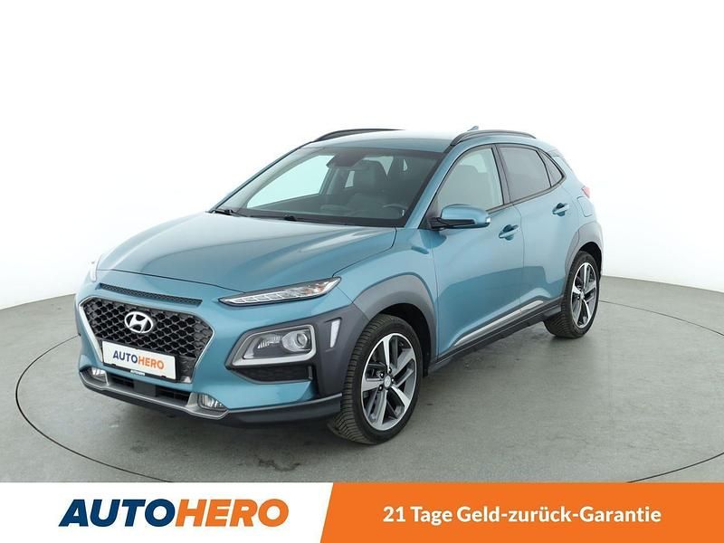 Blau Gebraucht 2019 Hyundai Kona Premium SUV | 16.980 € (Fairer Preis) - Bild 1/3