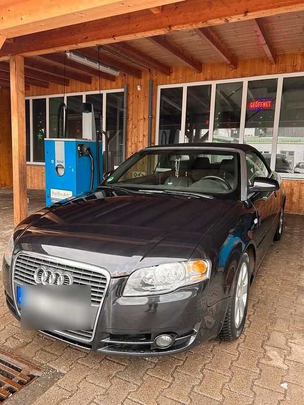 Schwarz Gebraucht 2009 Audi A4 Cabriolet Cabrio | 7.000 € (Fairer Preis) - Bild 1/4