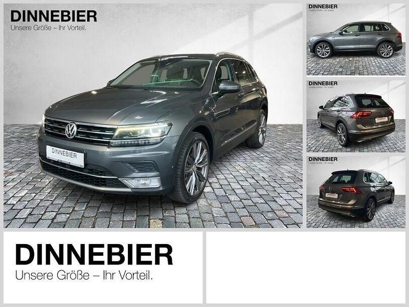 Grau (metallic) Gebraucht 2017 VW Tiguan Highline SUV | 26.889 € (Fairer Preis) - Bild 1/4