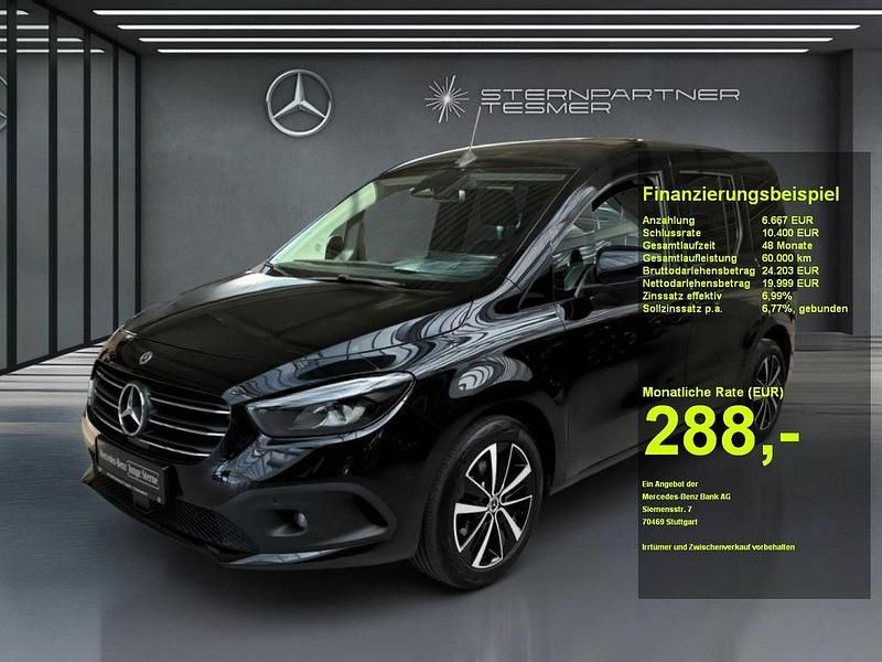 Loparitschwarz metallic Gebraucht 2022 Mercedes 180 Progressive Limousine | 26.666 € (Fairer Preis) - Bild 1/3
