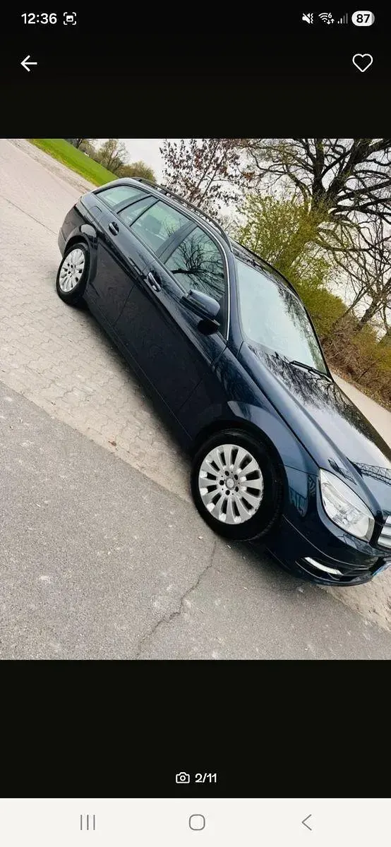 Gebraucht Mercedes C220 170 PS (125 kW) 2010 Schwarz Kombi