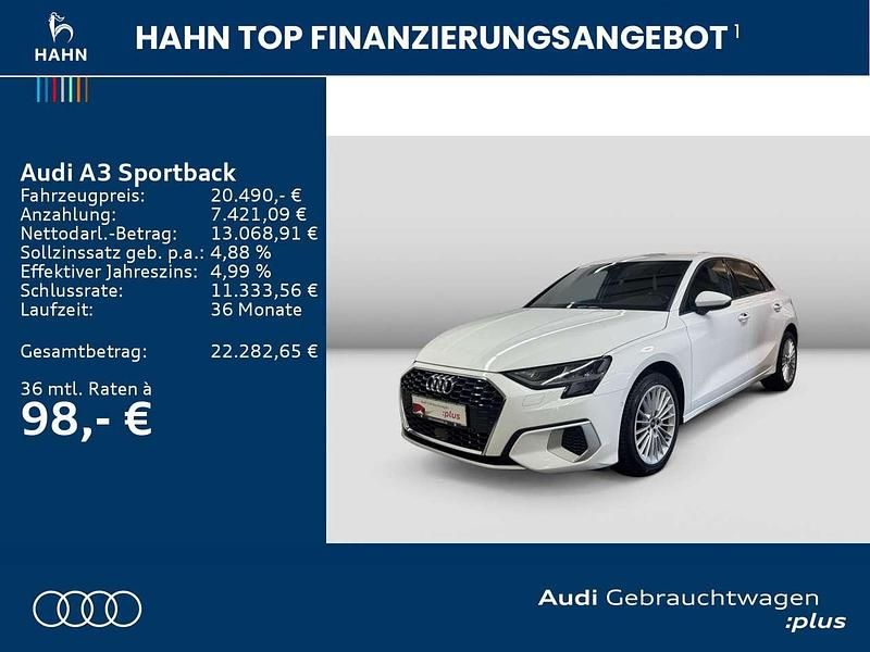 Gebraucht Audi A3 Advanced 116 PS (85 kW) 2023 Weiß Limousine