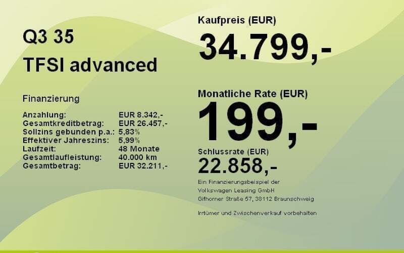Silber Gebraucht 2024 Audi Q3 Advanced Plus SUV | 34.799 € (Guter Preis) - Bild 1/1