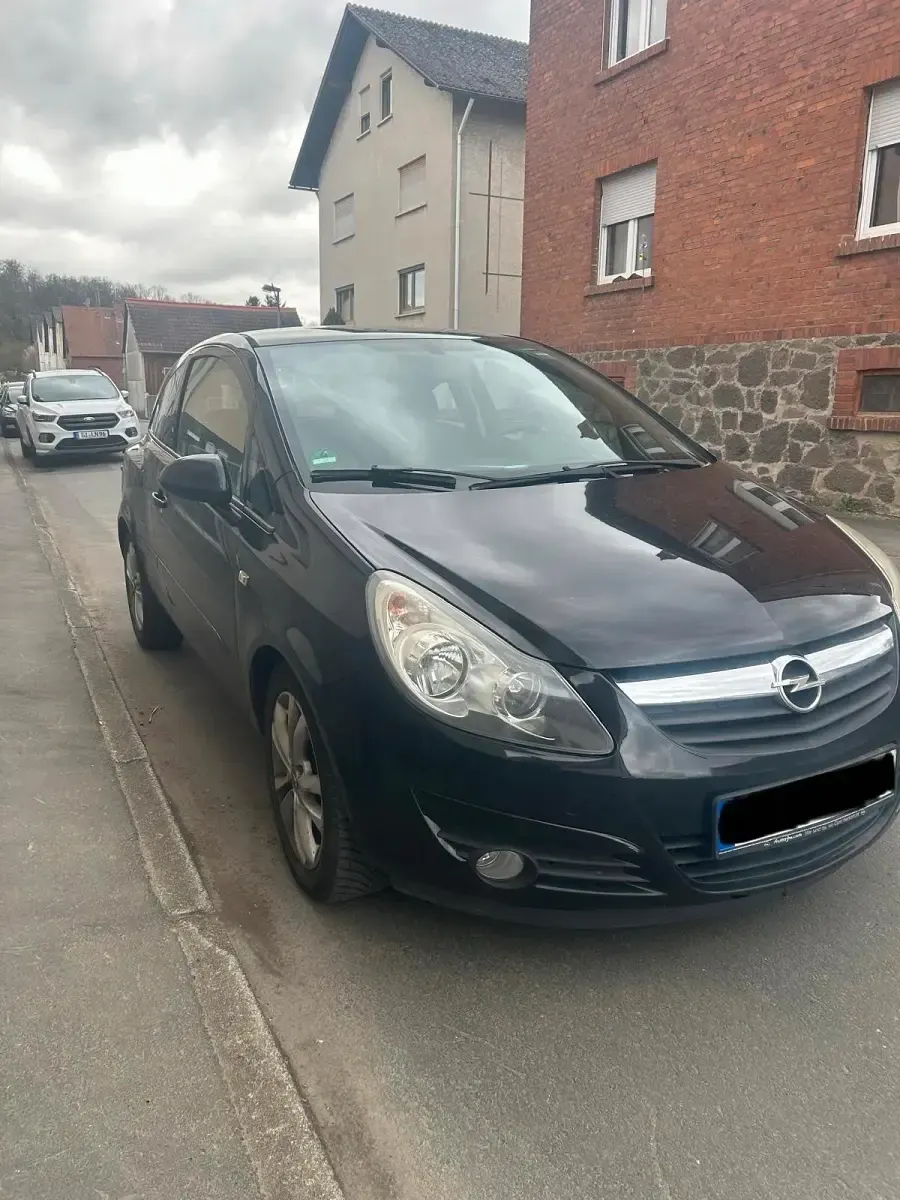 Gebraucht Opel Corsa 75 PS (55 kW) 2007 Schwarz Kleinwagen