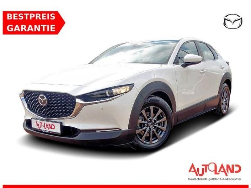Weiss (metallic) Gebraucht 2020 Mazda CX-30 SUV | 20.490 € (Fairer Preis) - Bild 1/4