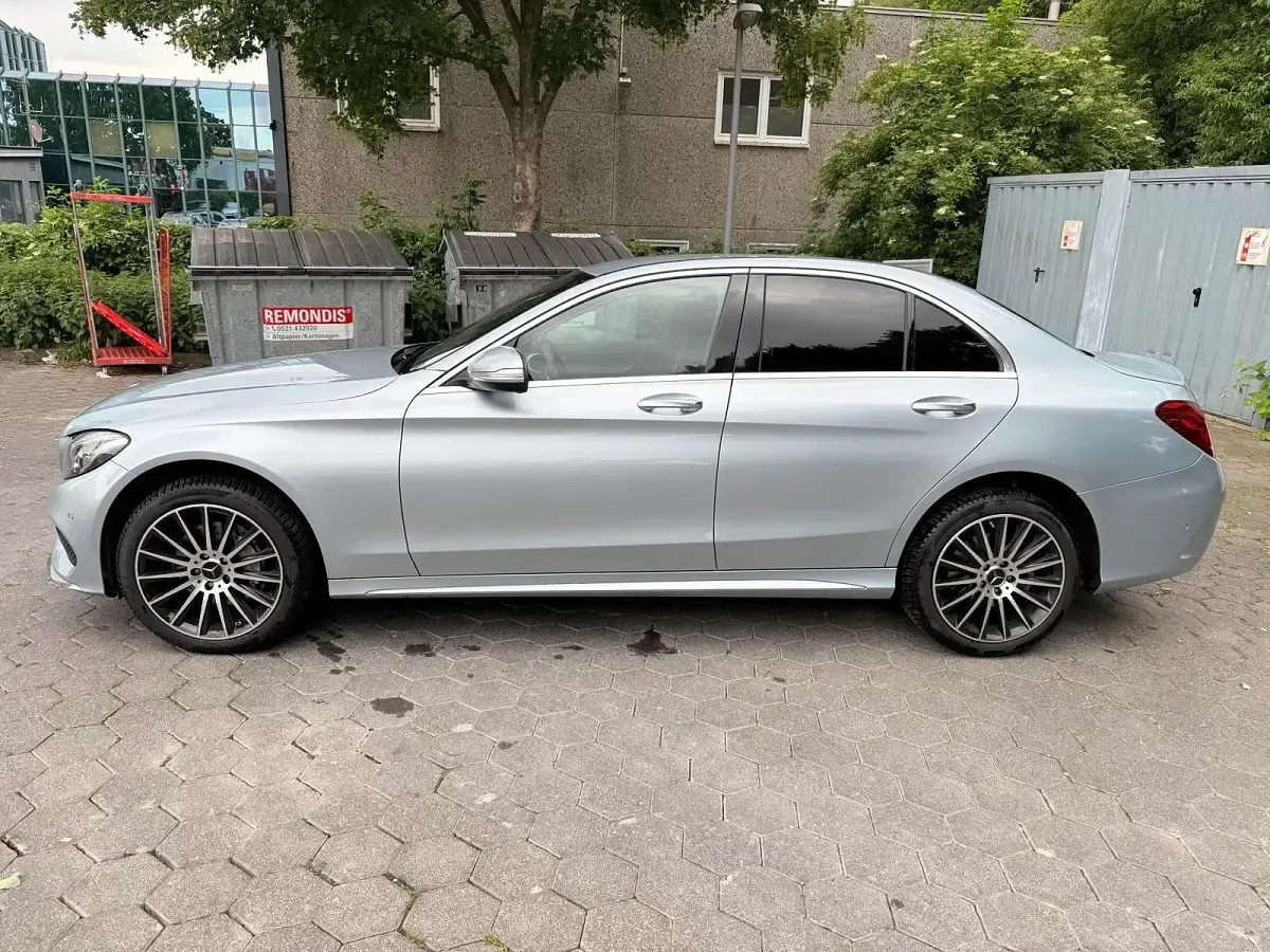 Gebraucht Mercedes C220 AMG line 197 PS (144 kW) 2014 Silber Limousine