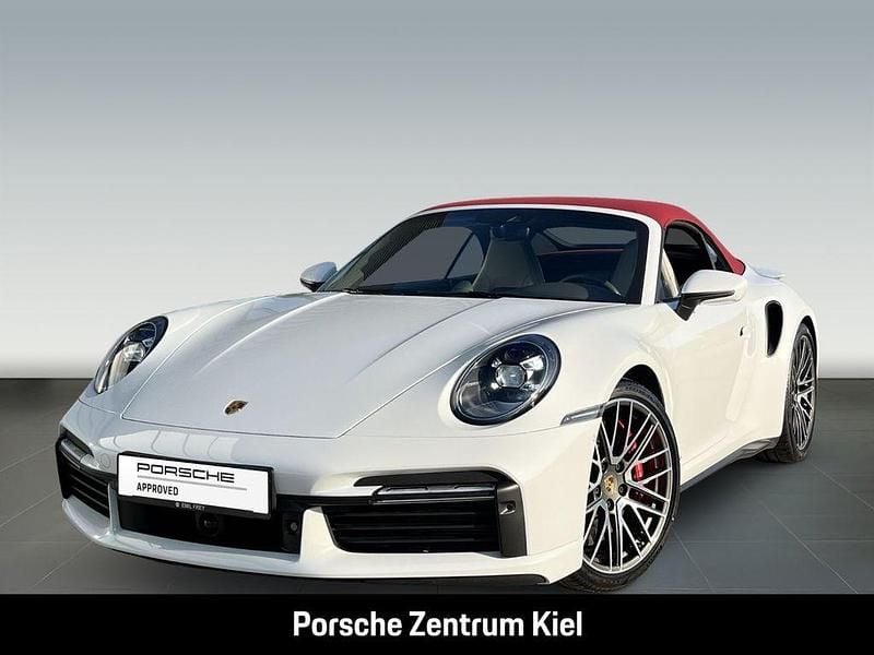 Carraraweißmetallic Gebraucht 2021 Porsche 911 Turbo Cabriolet Cabrio | 189.980 € (Fairer Preis) - Bild 1/4