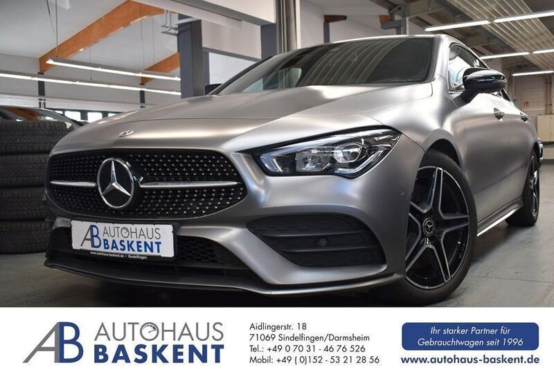 Grau Gebraucht 2020 Mercedes CLA250 AMG line Limousine | 31.490 € (Fairer Preis) - Bild 1/4