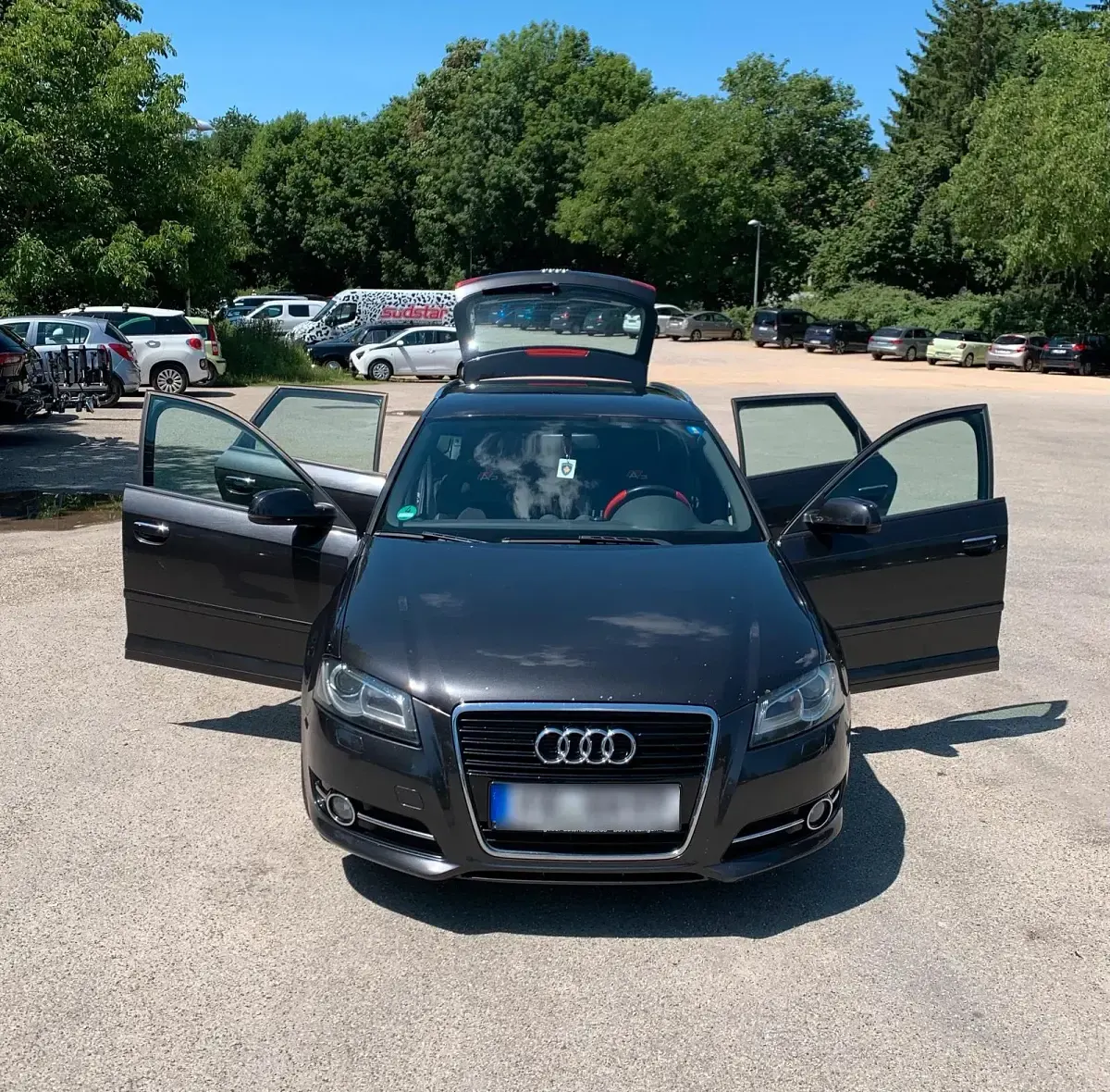 Gebraucht Audi A3 S-Line 140 PS (102 kW) 2011 Schwarz Kleinwagen