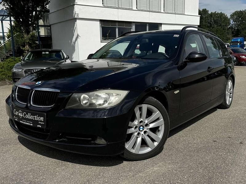 Schwarz Gebraucht 2008 BMW 318 Kombi | 3.990 € (Guter Preis) - Bild 1/4