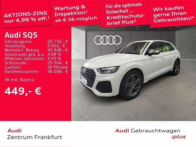 Ibisweiß Gebraucht 2022 Audi SQ5 Design SUV | 50.750 € (Superpreis) - Bild 1/2