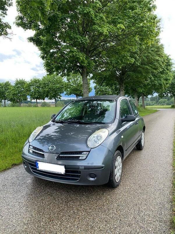 Grau Gebraucht 2006 Nissan Micra Kleinwagen | 450 € (Superpreis) - Bild 1/4