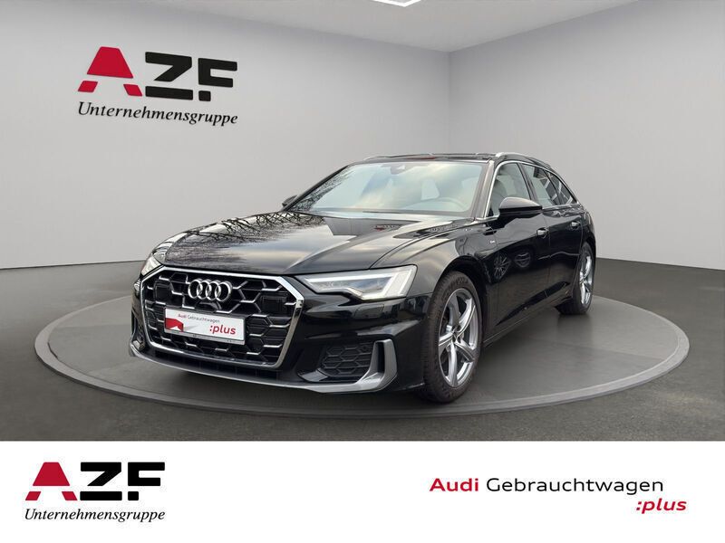 Schwarz Gebraucht 2024 Audi A6 S-Line Kombi | 43.890 € - Bild 1/4
