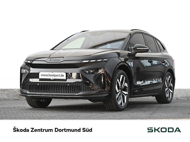 Schwarz Gebraucht 2025 Skoda Enyaq iV SportLine SUV | 52.129 € (Fairer Preis) - Bild 1/4