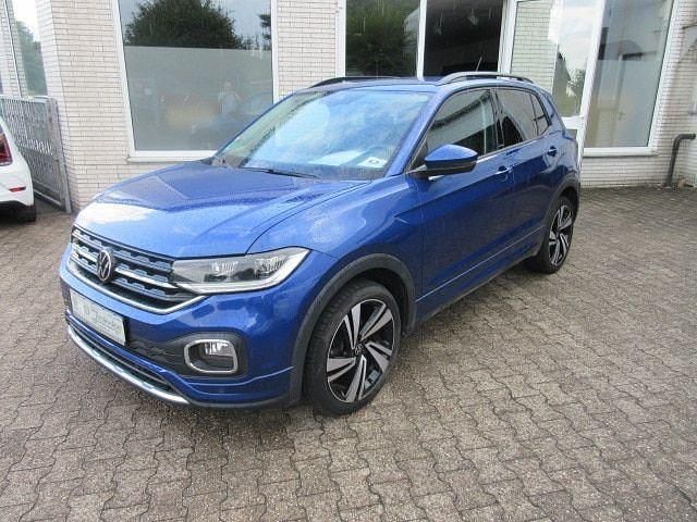 Reef blue metallic Gebraucht 2021 VW T-Cross R-line SUV | 21.788 € (Guter Preis) - Bild 1/4