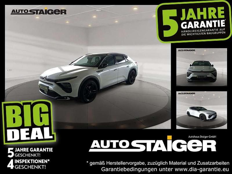 Lack weiss perlglänzend/typ au Gebraucht 2022 Citroën C5 X Shine Kombi | 21.887 € (Fairer Preis) - Bild 1/4