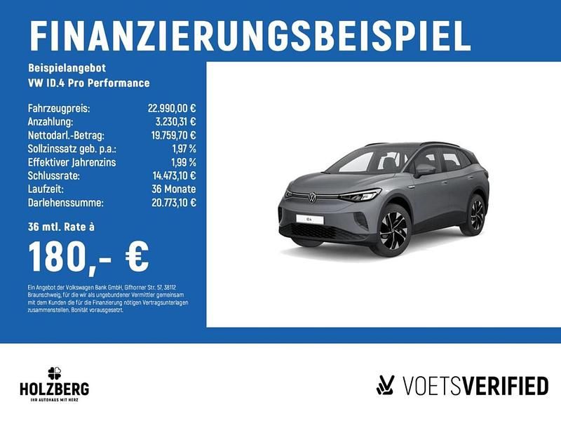 Gebraucht VW ID.4 Pro Performance 150 kW (204 PS) 2021 Grau SUV