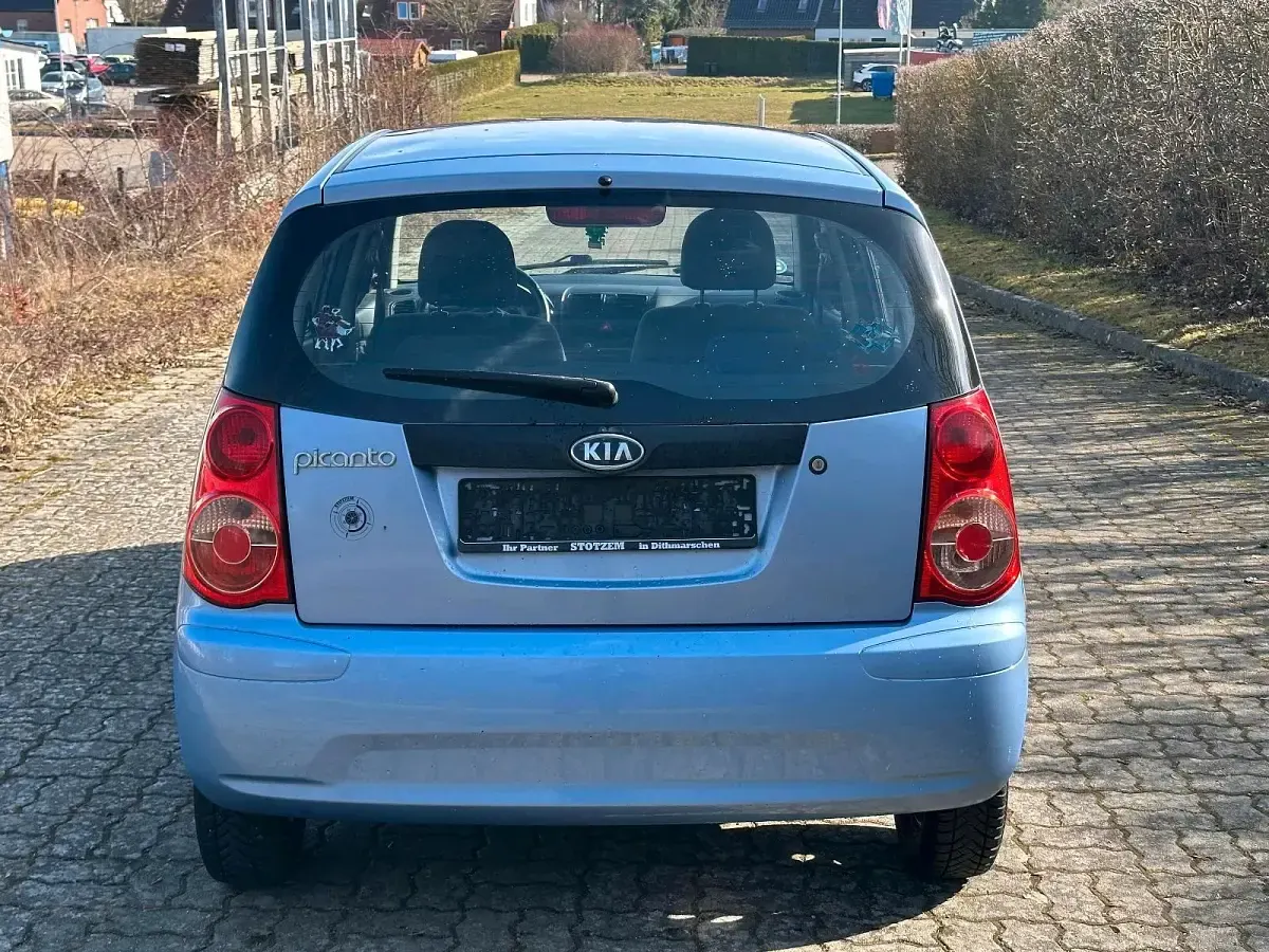 Gebraucht Kia Picanto 65 PS (47 kW) 2010 Blau Kleinwagen