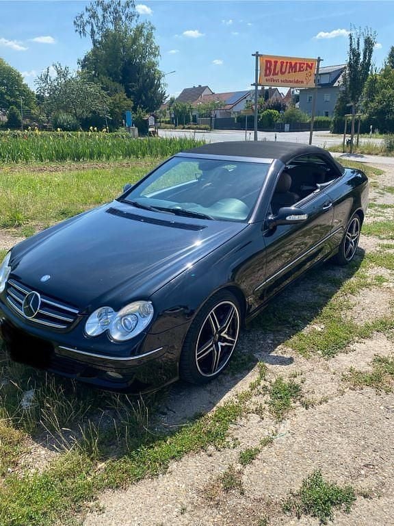 Schwarz Gebraucht 2008 Mercedes CLK320 Avantgarde Cabrio | 9.999 € (Fairer Preis) - Bild 1/4