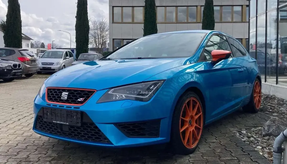 Usata Seat Leon CUPRA 290 CV (213 kW) 2016 Blu Coupé