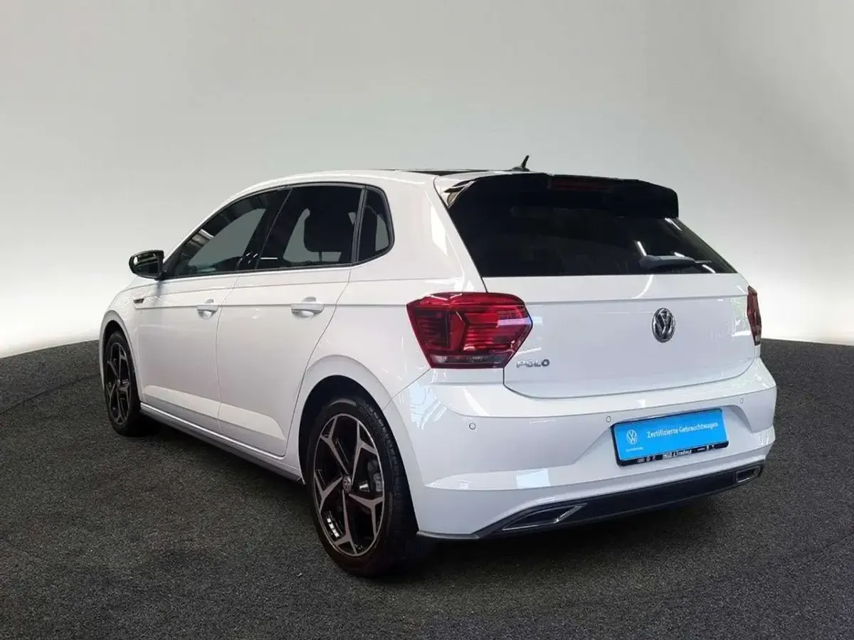 Gebraucht VW Polo Highline 116 PS (85 kW) 2019 Pure white / dach schwarz Kleinwagen