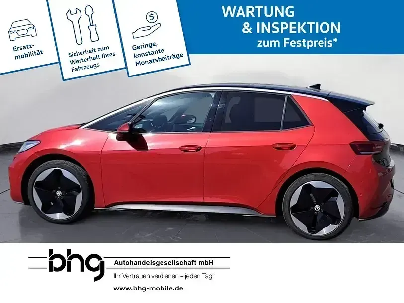 Gebraucht VW ID.3 Pro 150 kW (204 PS) 2023 Rot Kleinwagen
