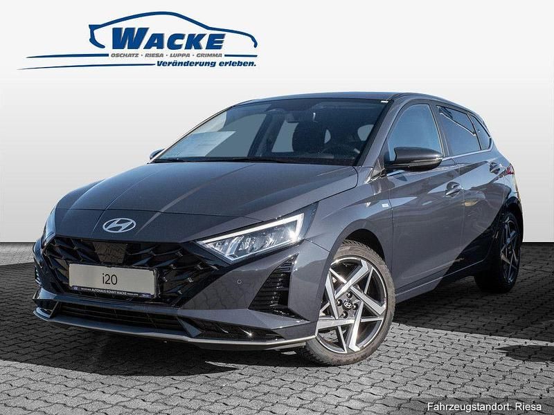 Farbe: grau Gebraucht 2024 Hyundai i20 Prime Limousine | 24.870 € - Bild 1/4