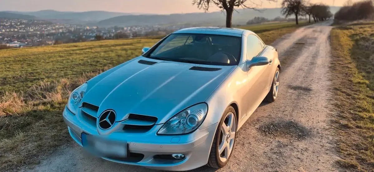 Gebraucht Mercedes SLK350 272 PS (200 kW) 2004 Silber Cabrio