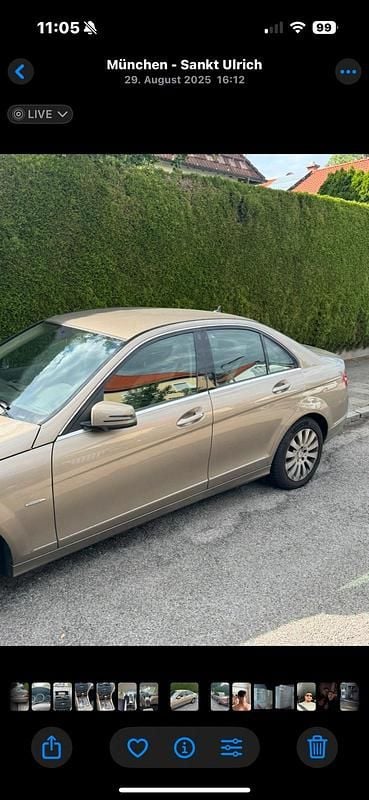 Second-hand Mercedes C280 231 CP (169 kW) 2007 Auriu Berlinǎ