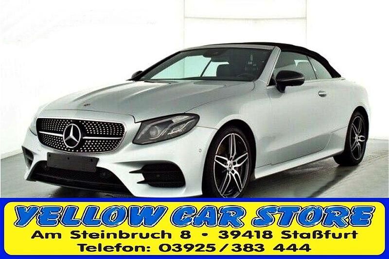 Silber Gebraucht 2019 Mercedes E220 AMG Cabrio | 33.897 € (Fairer Preis) - Bild 1/4