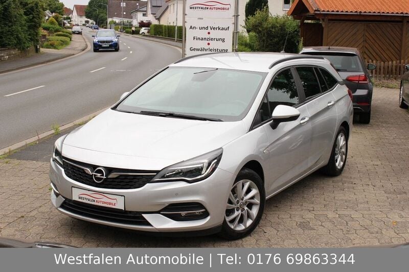 Silber Gebraucht 2020 Opel Astra Edition Kombi | 13.590 € (Fairer Preis) - Bild 1/4