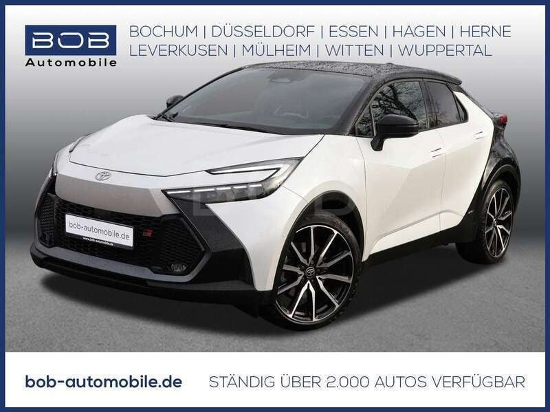Platinumweiß / dach schwarz (weiß) Gebraucht 2023 Toyota C-HR Sport SUV | 37.677 € (Guter Preis) - Bild 1/3