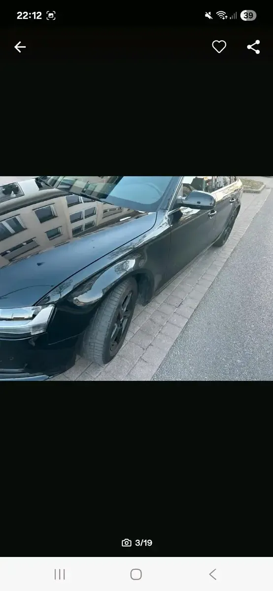 Gebraucht Audi A4 125 PS (91 kW) 2012 Schwarz Limousine