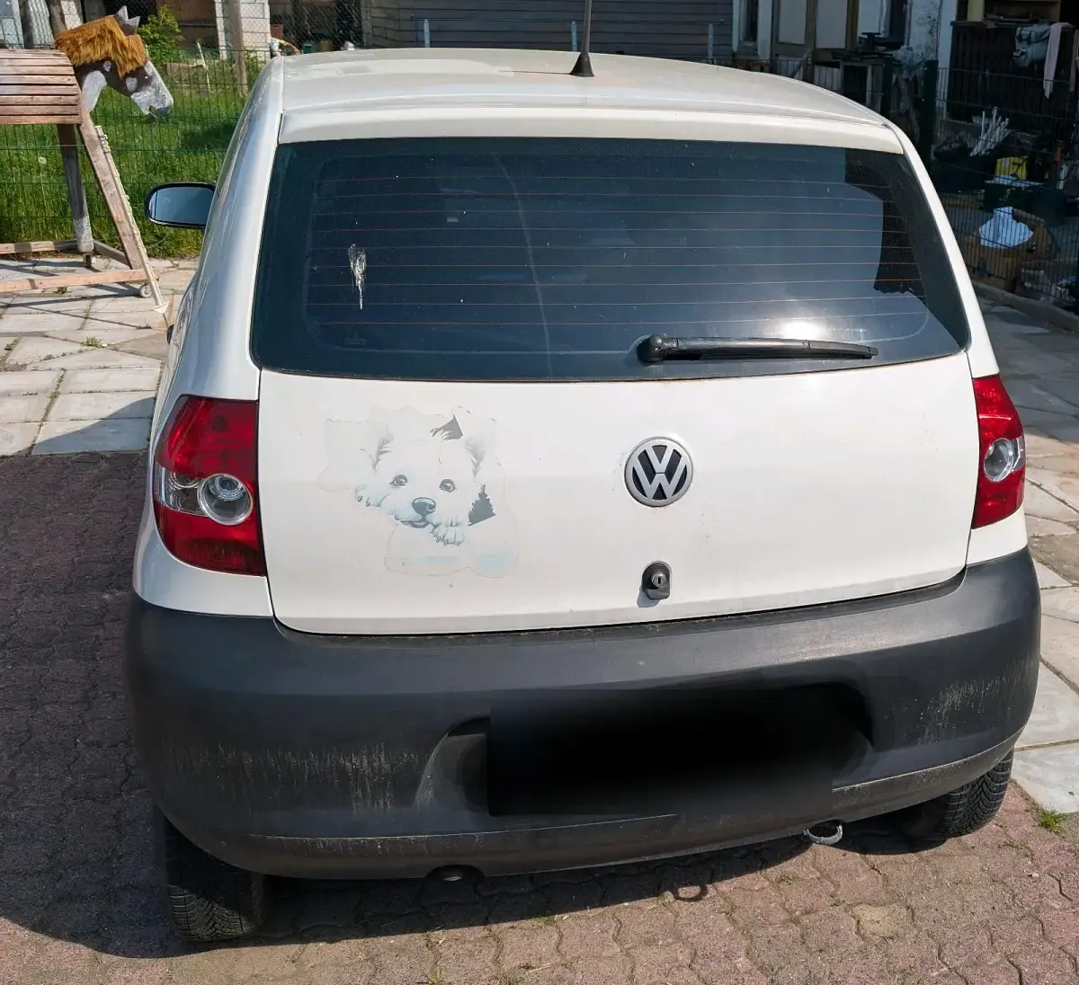 Gebraucht VW Fox 55 PS (40 kW) 2009 Weiß Kleinwagen
