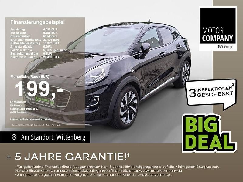 Schwarz Gebraucht 2024 Ford Puma Gen-E Titanium Limousine | 19.990 € (Guter Preis) - Bild 1/4