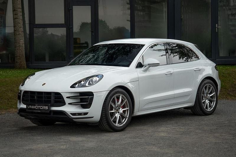 Weiß Gebraucht 2016 Porsche Macan Turbo Sport SUV | 37.999 € - Bild 1/4