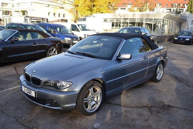 Grau Gebraucht 2004 BMW 320 Cabriolet Sport Line Cabrio | 13.900 € (Teuer) - Bild 1/4