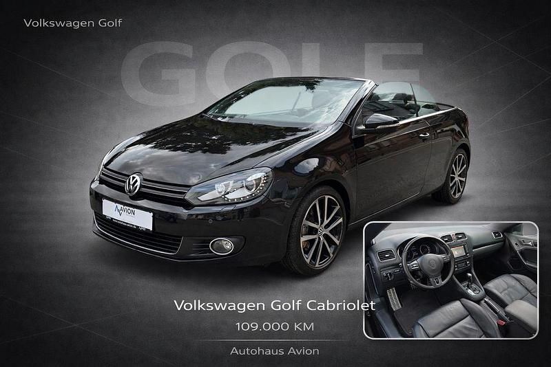 Usata VW Golf 160 CV (117 kW) 2011 Nero Cabrio